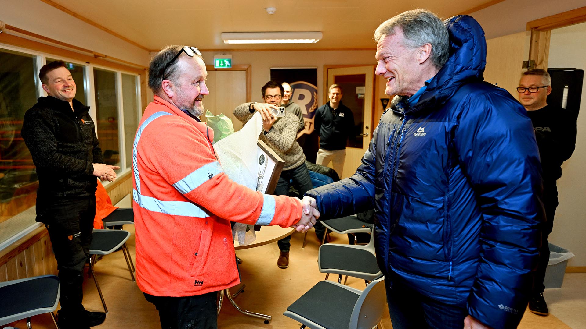Hans-Erik Steinnes og Frode Grodås. Foto: Ole Andreas Thorset